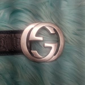 Authentic Gucci leather belt